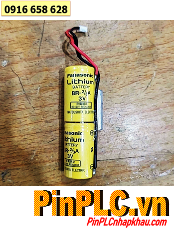 Panasonic 2BR-2/3A (Bộ 2viên), Pin nuôi nguồn Panasonic 2BR-2/3A Lithium 6v 1200mAh, Xuất xứ Nhật